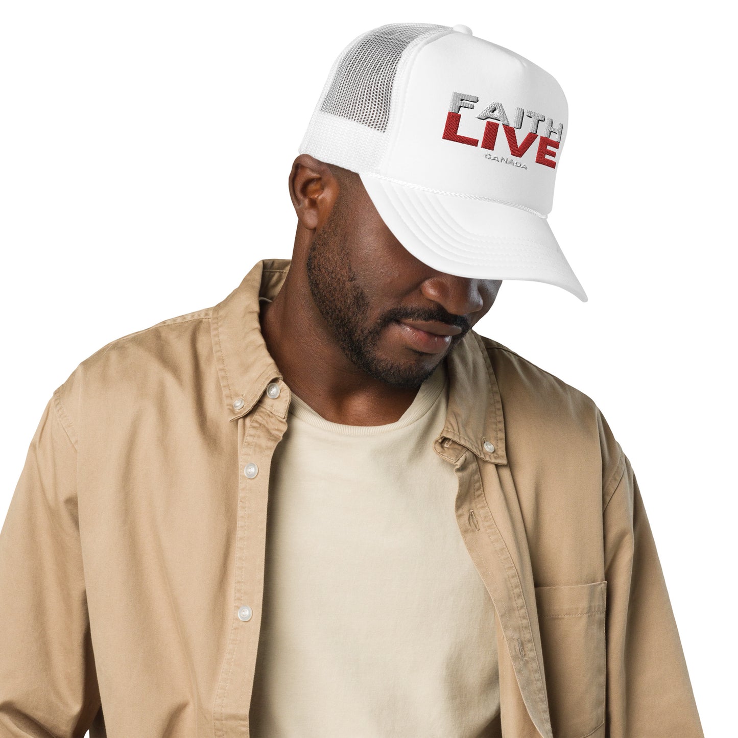 Faith Live Foam trucker hat