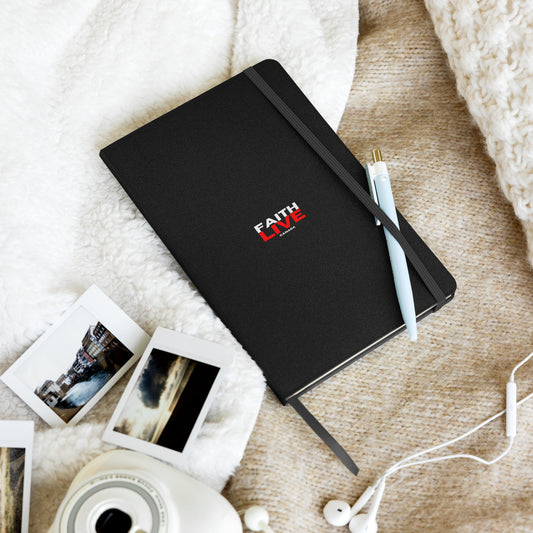 Faith Live Hardcover bound notebook