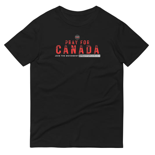 PRAY FOR CANADA (Black) Short-Sleeve T-Shirt