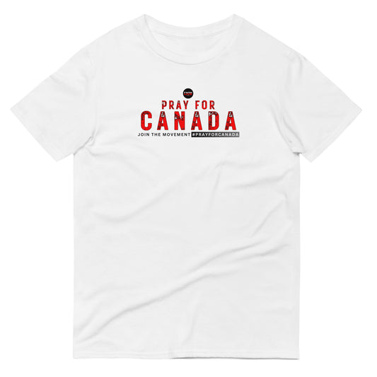PRAY FOR CANADA (White) Short-Sleeve T-Shirt